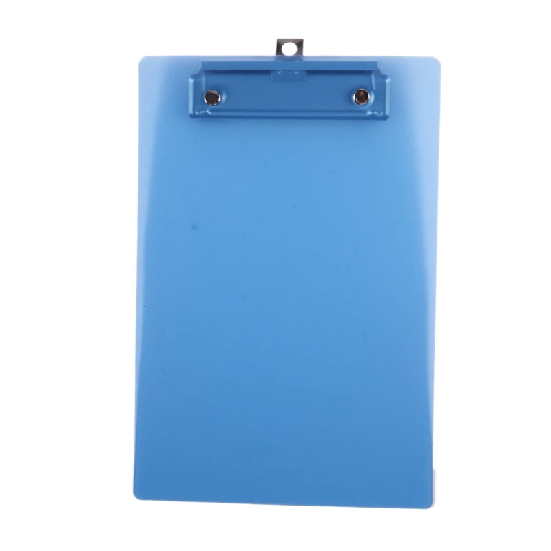 Office School Spring Loaded A5 Paper Holding File Clamp Clip Board Blue &amp Plastic A6 Clipboard Folder with Lid Orange | Канцтовары