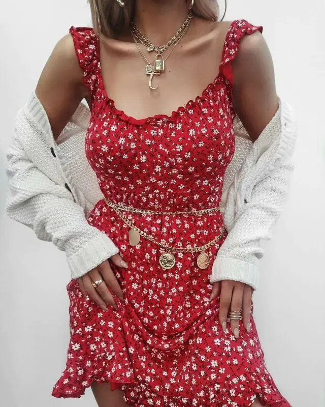 Женский вязаный кардиган с длинным рукавом однотонный короткий на пуговицах