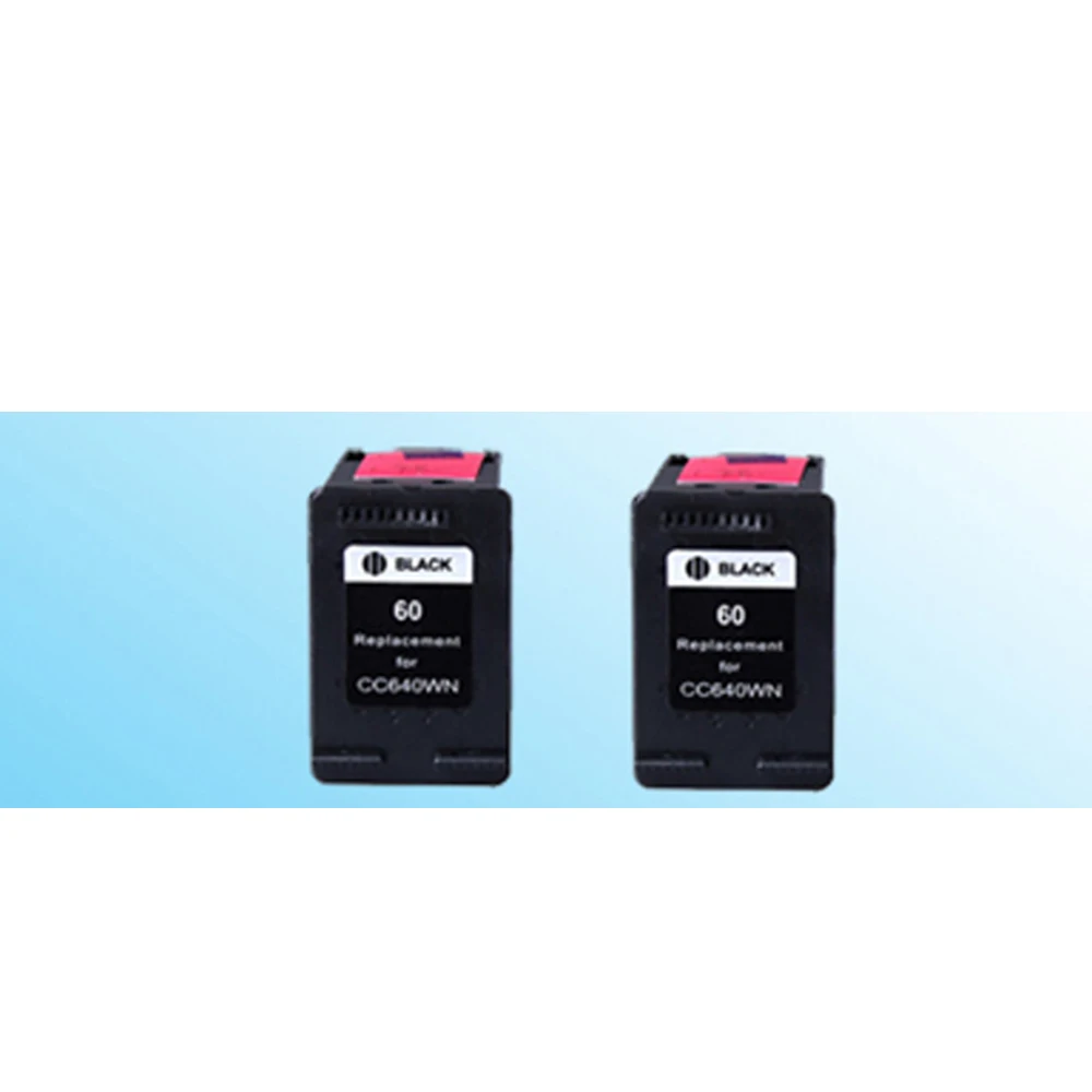 Картридж с черными чернилами для hp60 60xl Deskjet D2530 D2560 F4280 PhotoSmart C4600 C4680 2 шт. |
