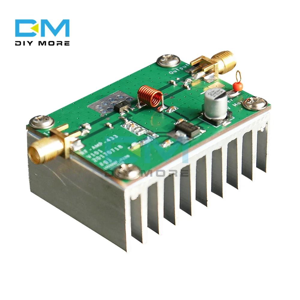 

Плата усилителя мощности 433 МГц 8 Вт RF HF высокочастотные усилители SMA-k Female цифровой усилитель мощности 400-460 МГц