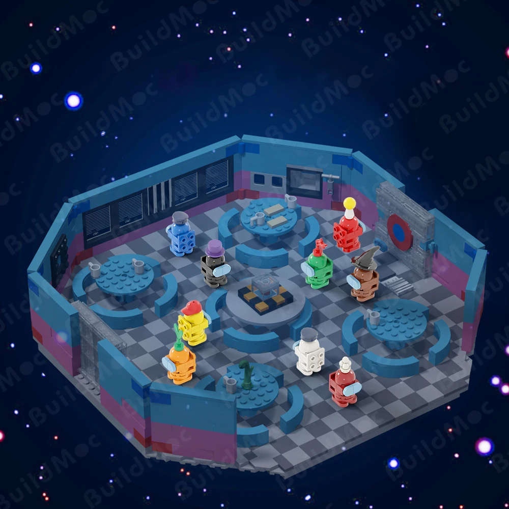 

AmongUs Figures Toys Building Blocks for Kids Famous Cartoon Characters Model Gifts Game Fans Birthday Cake Party Supplies