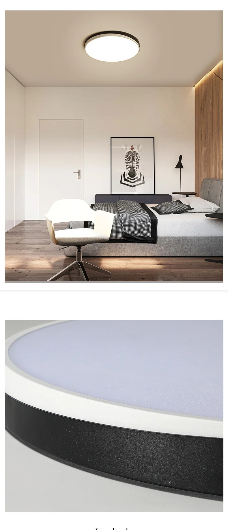 Минимализм ledlamp потолочная светодиодная люстра для спальни lampadario белая/черная современная люстра осветительные приборы