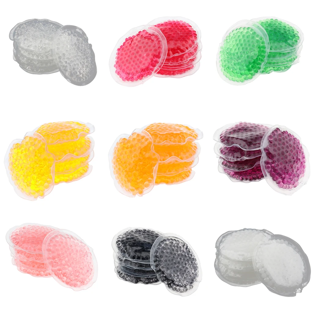 5 шт. многоразовая круглая гелевая морозильная маска с морозильной камерой для