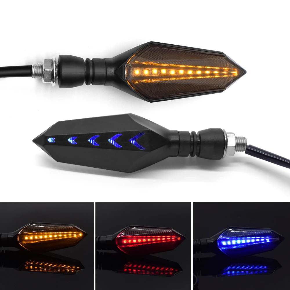 Универсальный светодиодный указатель поворота для мотоцикла 12 В указатели