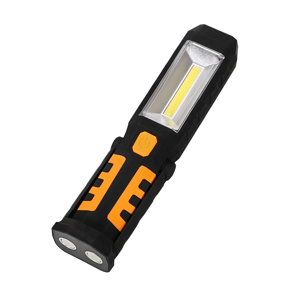 

3W COB LED Work Light Magnetic Flashlight Lamp Outdoor Torch with Foldable Hook L23