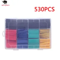 3D printer parts 530PCS Heat Shrink Assorted Polyolefin Heat Shrink Tube Cable Sleeve Wrap Wire Set Insulated Shrinkable Tube