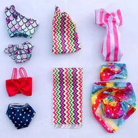6 style swimsuits for barbie fashion handmade swimsuit for dolls kids toys for girls dress for barbie diy birthday party gift