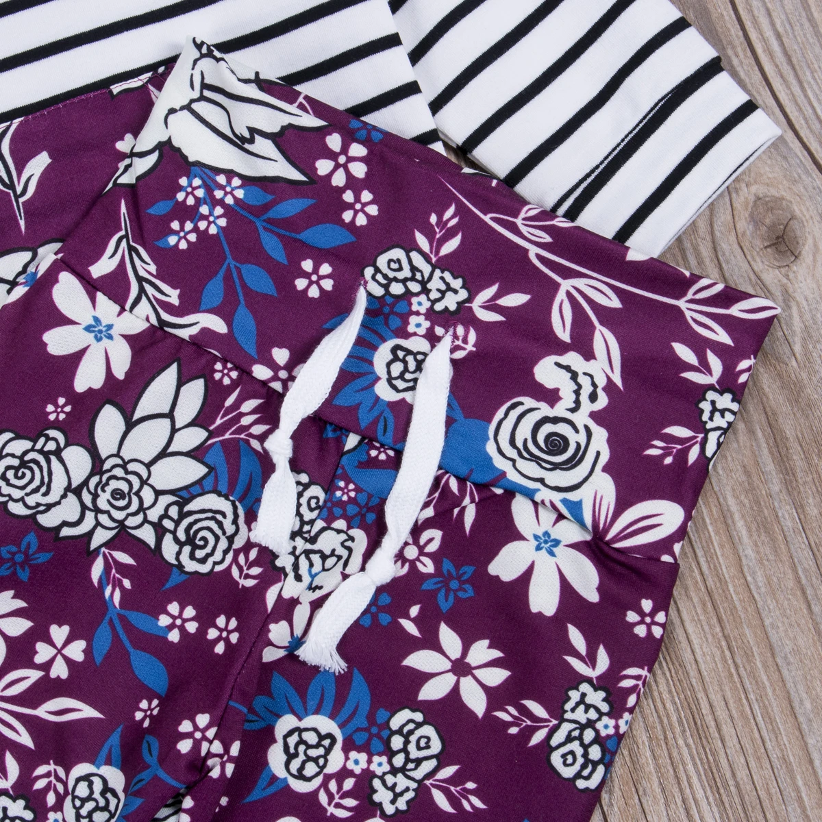 Коллекция 2019 года весенне осенняя одежда для малышей с цветочным рисунком