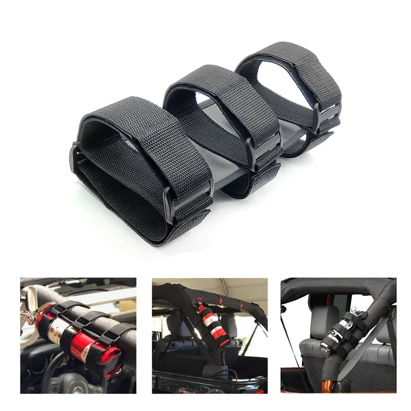 

1pcs Adjustable Holder Belt for Bicycle Bottle Accessories Mount Strap Car Fire Extinguisher Mounts Band Cup Holder Strap