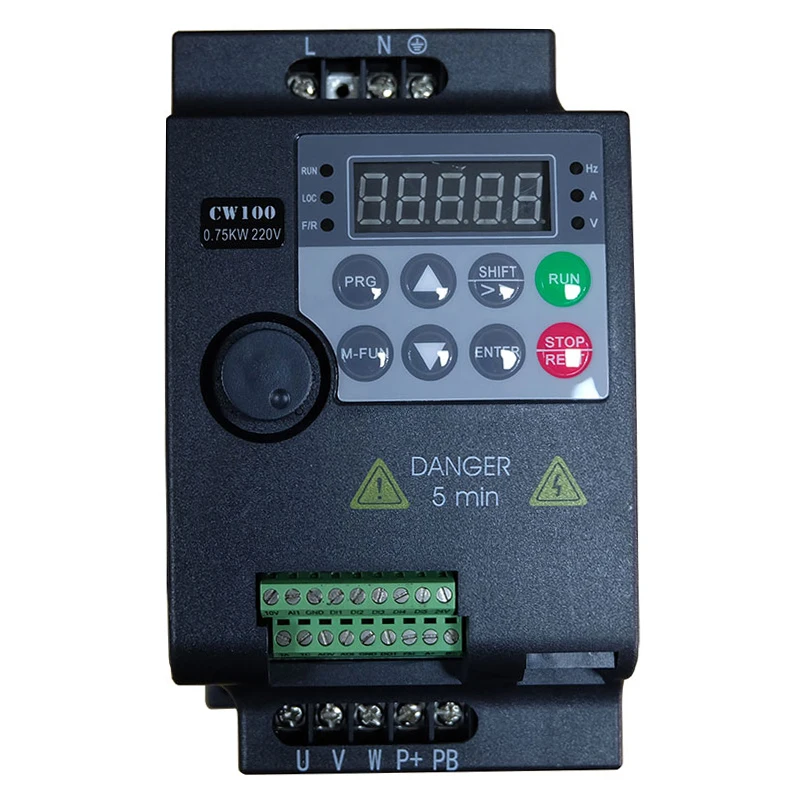 220V 0.75KW/1.5KW/2.2KW 1HP/2HP/3HP экономичный мини VFD частотно-регулируемый привод