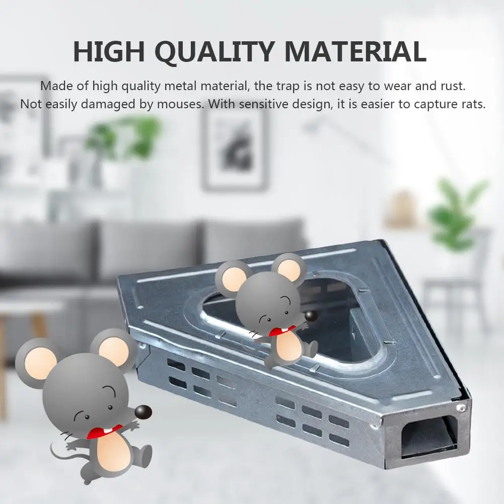 Домашняя большая ловушка для мыши Автоматическая непрерывная многоразовая крыс