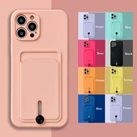 for apple iphone 12 pro max iphone 11 pro max iphone 12 mini 11 pro slim soft rubber silicone wallet card pocket case cover