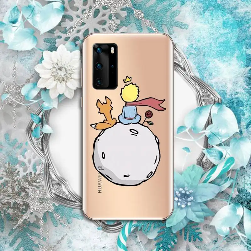 

Little Prince Phone Case Transparent for Huawei P honor 8 10i 20 30 40 smart 2019