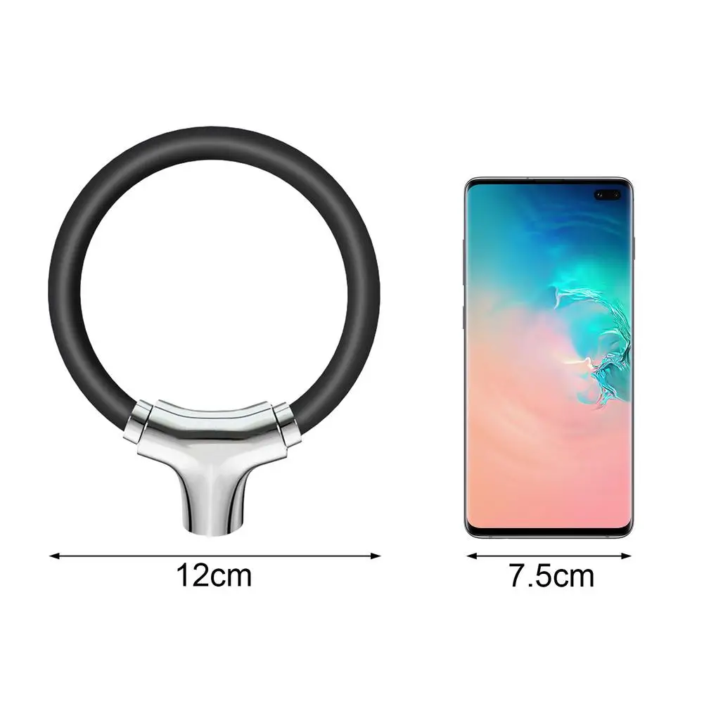 

Portable Bicycle Lock Anti-Theft Mini Safety Mountain Bike Lock Ring High Security Motorcycle Helmet Lock Bike Accessories