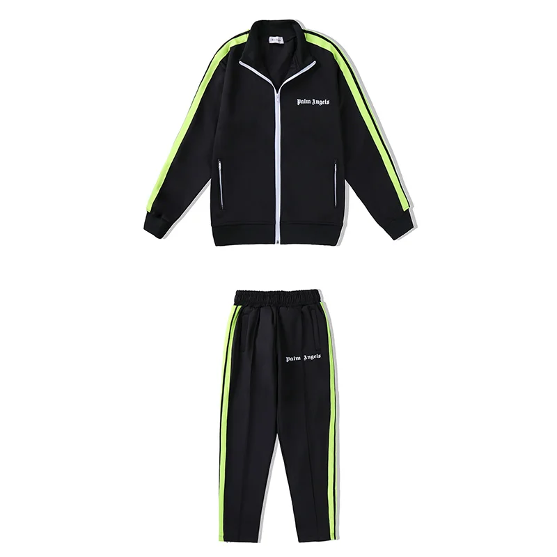 

Palm Angels Side Stripe High Street Men's Women's Casual Sports Suit 153748873
