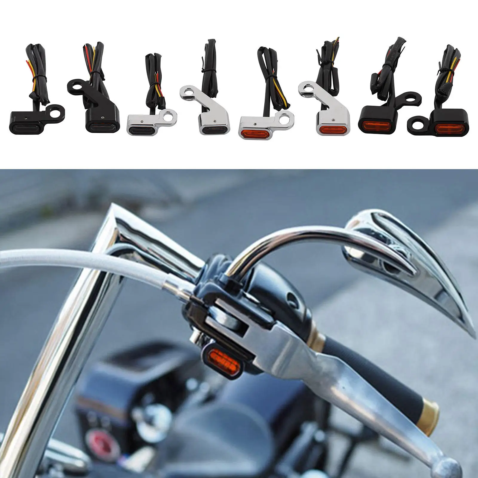 

1 пара, светодиодный указатель поворота для мотоцикла, светильник для Harley Touring 2009-2017 2015-2020 Вт