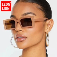 leonlion small rectangle sunglasses women 2021 luxury brand retro eyewear womenmen vintage eyeglasses women small oculos de sol