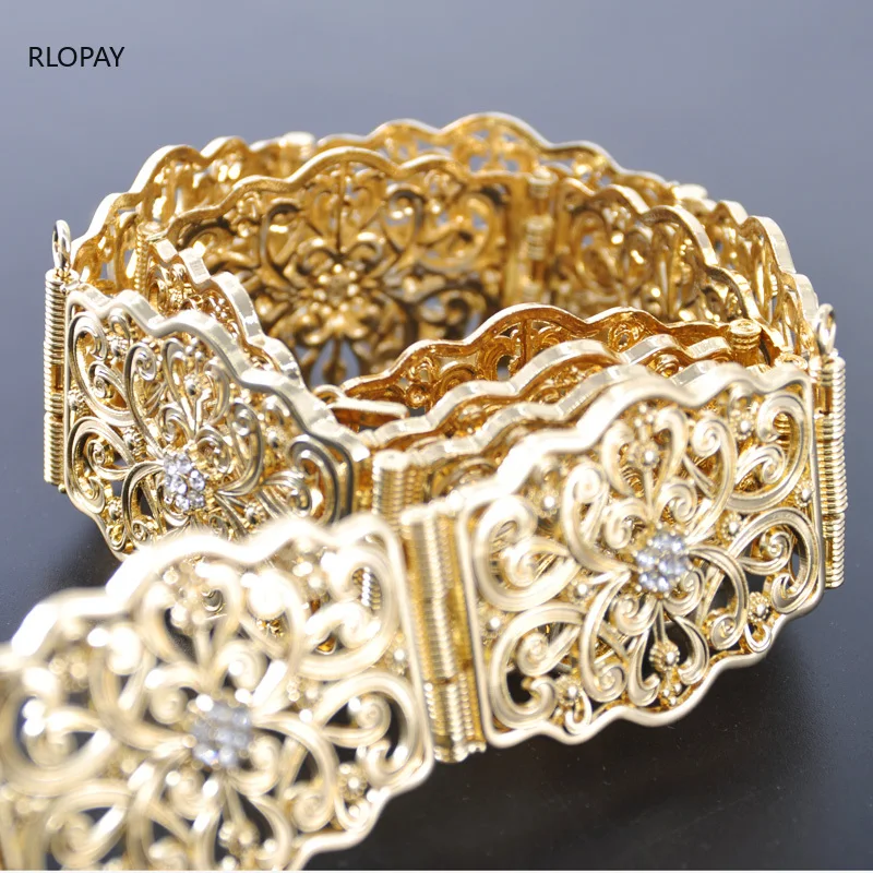 

New Rhinestone Bridal Sash Gold Sparkly Silver Rhinestone Belts Arabic Fashion Long Wedding Belt Waist Belts for Gown