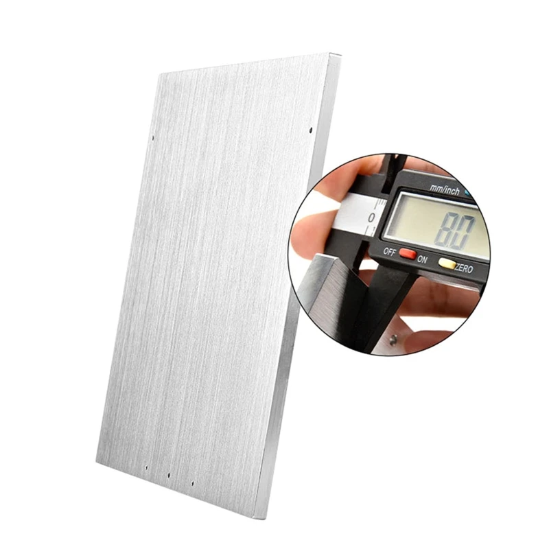 

3D Printer Hot Bed Metal Platform Hotend Spring Sheet Plate Aluminum Z-axis Support Sheet 11.8x11.8in for Voron Trident