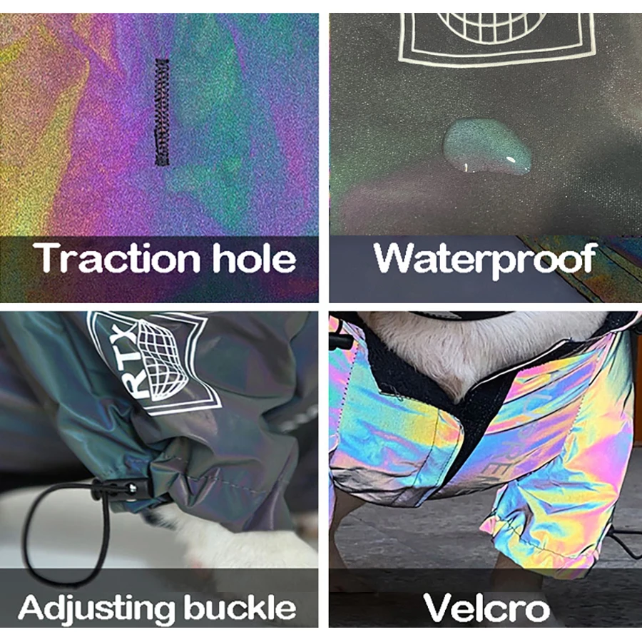 Светоотражающая куртка для собак весенняя одежда домашних животных наряд с