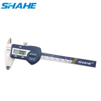 shahe stainless steel digital caliper 4 100mm vernier calipers micrometer ip54 waterproof paquimetro digital measuring tools
