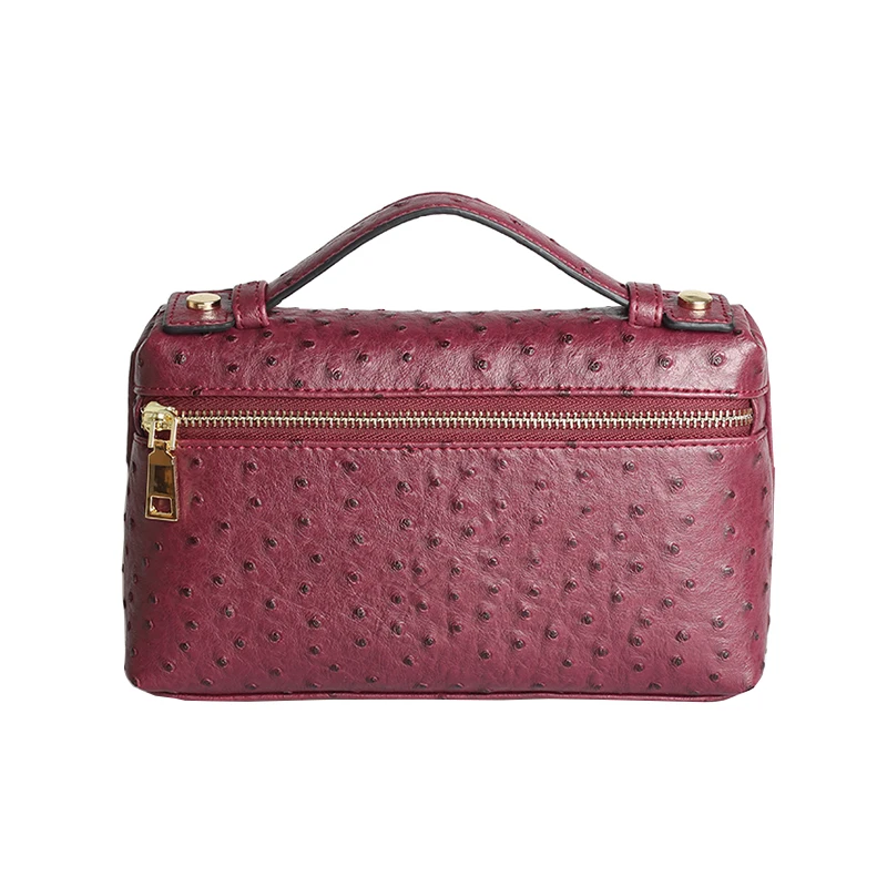 Женская сумка-клатч XMESSUN со страусиным узором