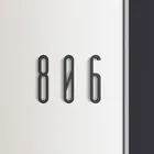 100 мм, самоклеящиеся большие современные дверные цифры, табличка, дверная табличка, цифры, номер дома, номер отеля, дверная буква, адрес стикер с цифрами Sign