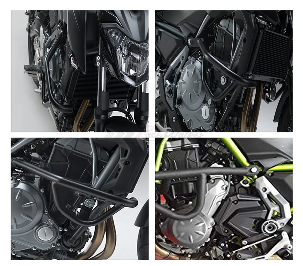 Мотоцикл черный Crash Bars защита двигателя Рамка протектор для Kawasaki Z650 Ninja650