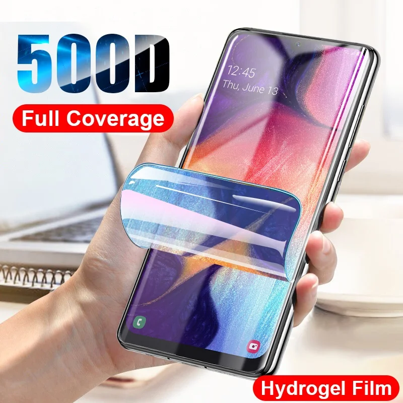 Защита экрана для Samsung Galaxy A51 A71 A50 A70 M31 M51 Гидрогелевая пленка S10 S20 fe S21 Plus Note 20 Ultra 10