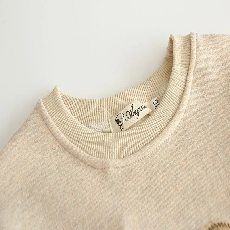 

Infant Plus Fleece Jumpsuit 2020 Autumn Winter Kids Clothes New Children Cartoon Send Hat Jumpsuit Baby Girl Flocking Dog Romper
