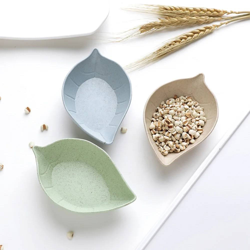 

1Pcs Seasoning Dish Creative Multi-Purpose Leaf-Shape Seasoning Bowl Soy Sauce Mustard Vinegar Seasoning Bowl Kitchen Supplies