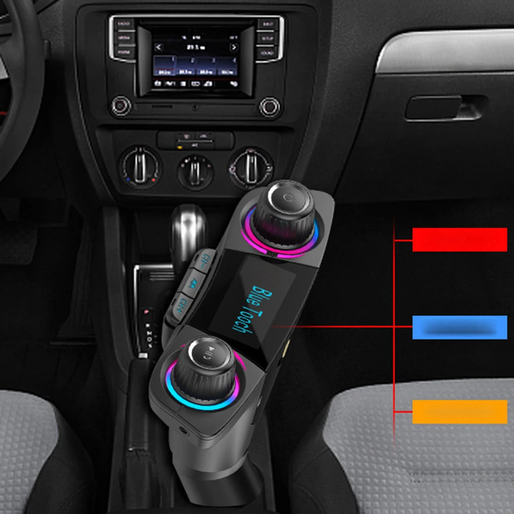Автомобильный беспроводной MP3-плеер с bluetooth FM-передатчиком и поддержкой звонков