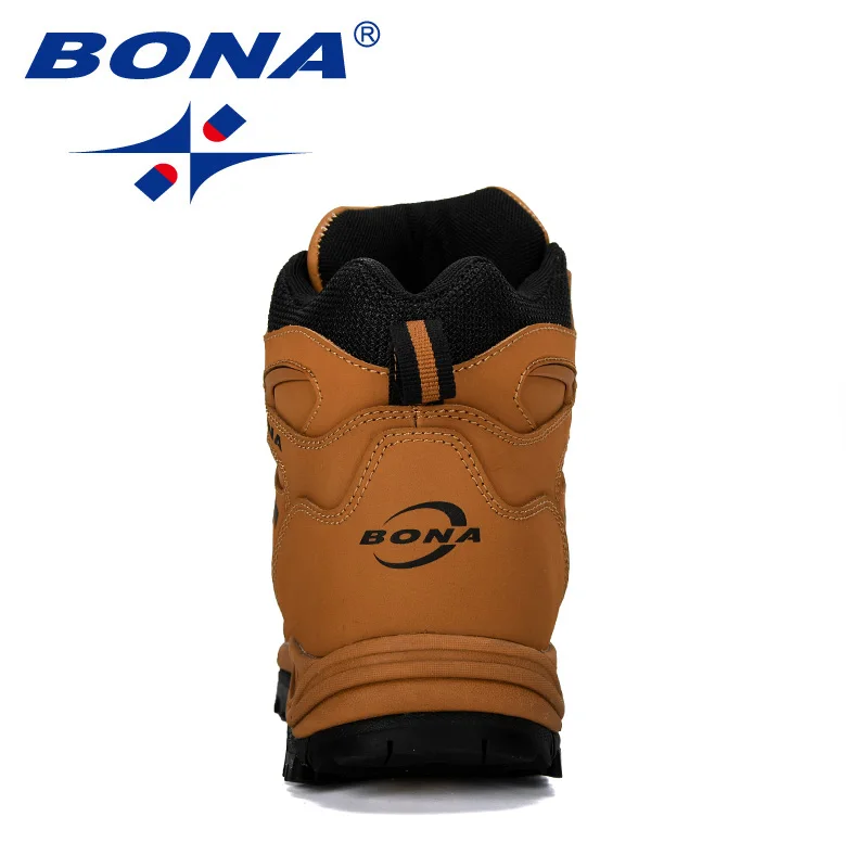 BONA/ новые дизайнерские популярные мужские ботинки для похода, кожаные спортивные кроссовки для скалолазания, мужские кроссовки для прогулок