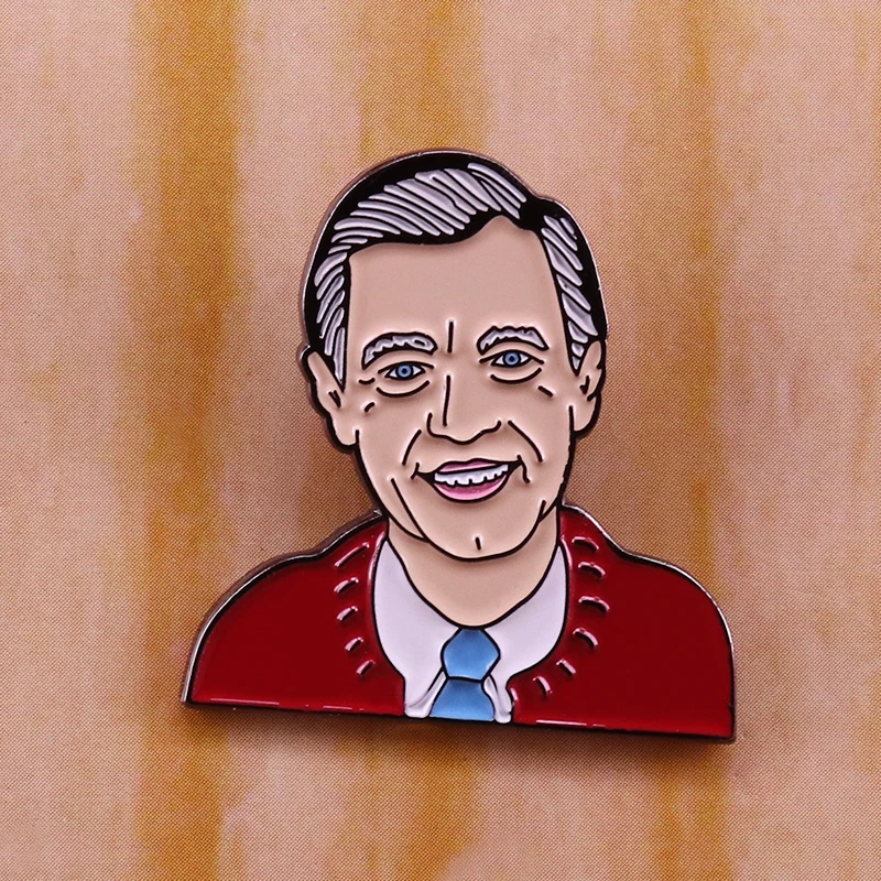 Серия Mr. Rogers эмалированная булавка ностальгическая коллекция детских ТВ
