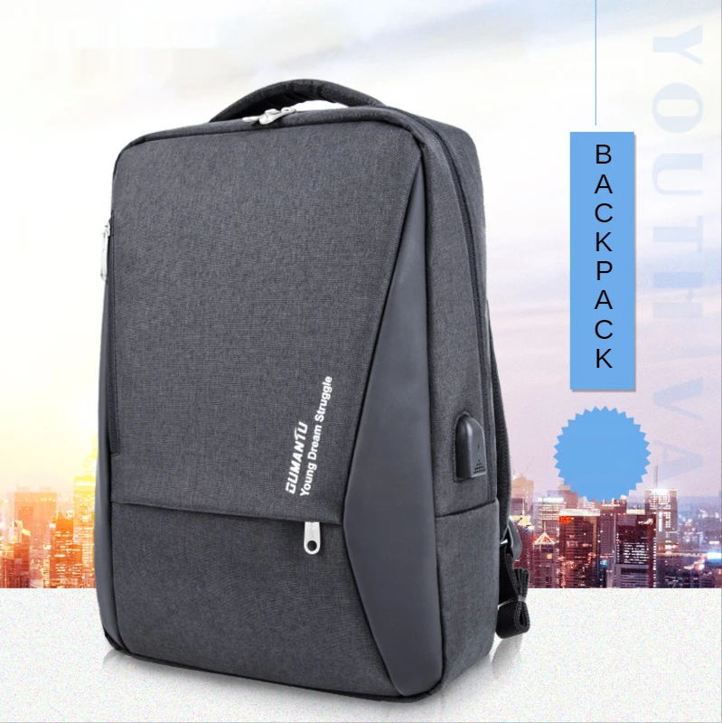 

Waterproof Nylon Laptop Backpacks Men 15.6" Notebook Bags USB Charging Rucksack Casual Male Business Travel Backpack Mochila