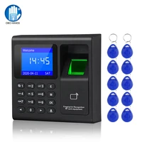 1 8inch biometric fingerprint time attendance system clock recorder recording device electronic machine f30