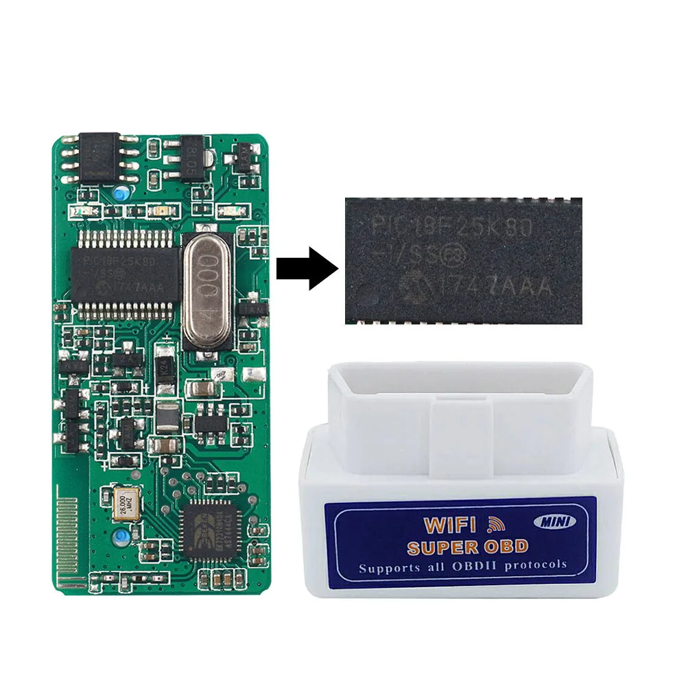 Считыватель кодов ошибок ELM327 OBD2 диагностический инструмент для Renault Nissan Mitsubishi Wi Fi