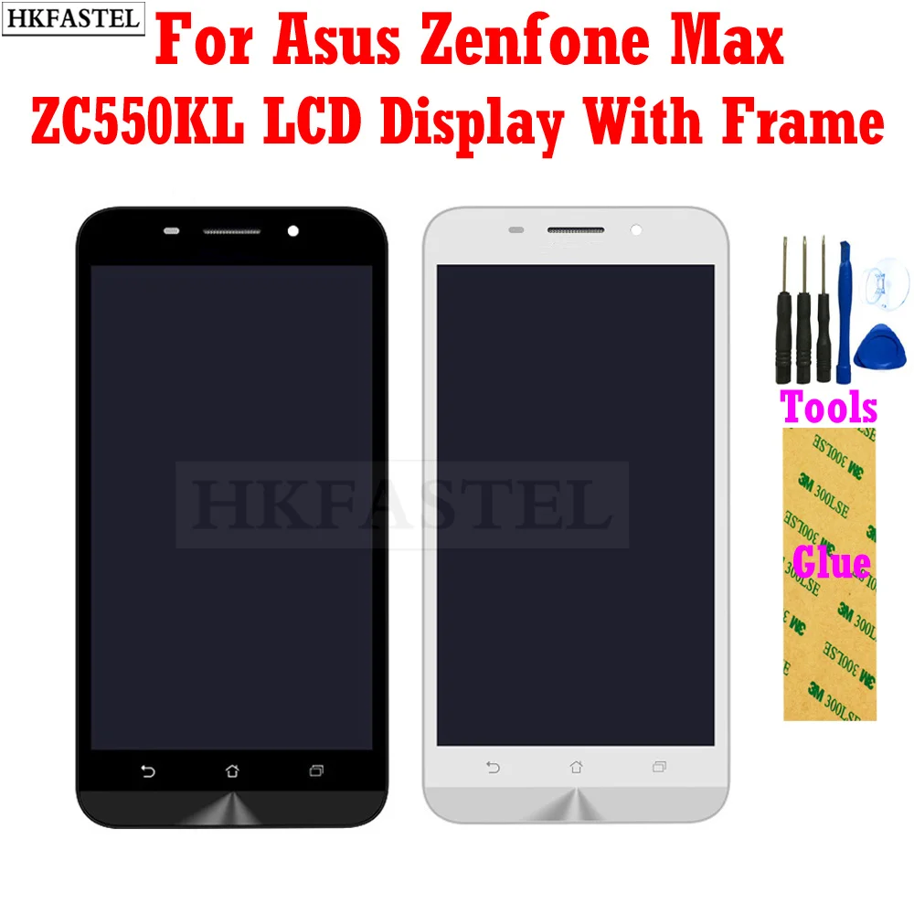 Оригинальный ЖК-дисплей HKFASTEL для ASUS Zenfone MAX ZC550KL Z010D Z010DA сенсорный экран дигитайзер