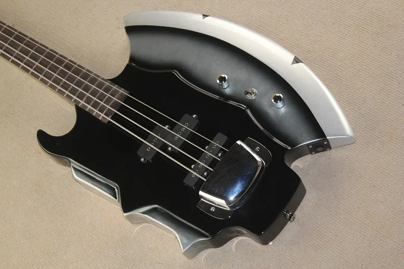 Оригинальная Высококачественная новая 4-струнная электрогитара с топором