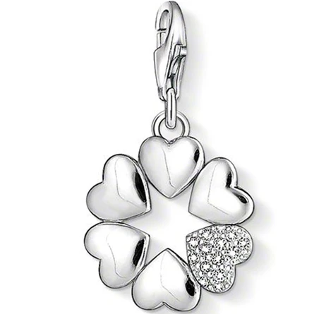 

ThomasPT1417 очаровательные посеребренные оригинальные Листья клевера с искусственной кожей, классический подарок, стильные подвески для ожере...