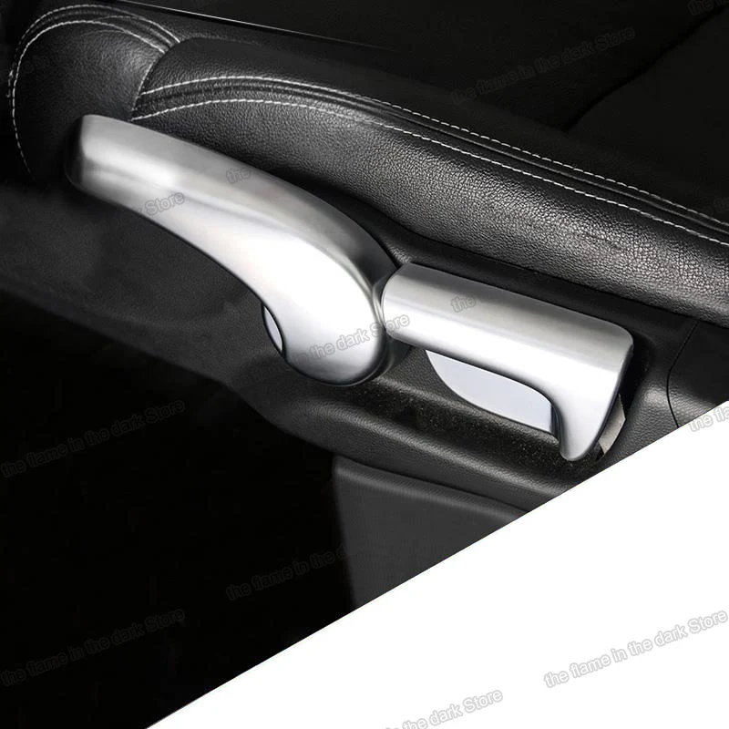 Lsrtw2017 матовые Серебристые abs регулируемые кнопки для автомобильного сиденья