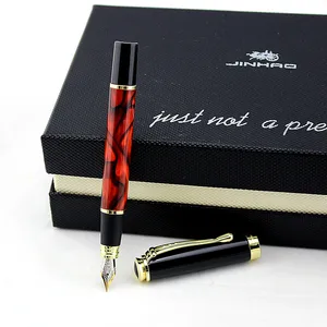 JINHAO 500 Роскошная металлическая авторучка китайская чернильная ручка Canetas для письма каллиграфии офисные школьные принадлежности Бесплатная доставка