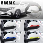 Автомобильный отражатель для зеркала заднего вида, Зеркальная Наклейка заднего вида, лента-полоса для бампера, аксессуары для стайлинга автомобиля для BMW