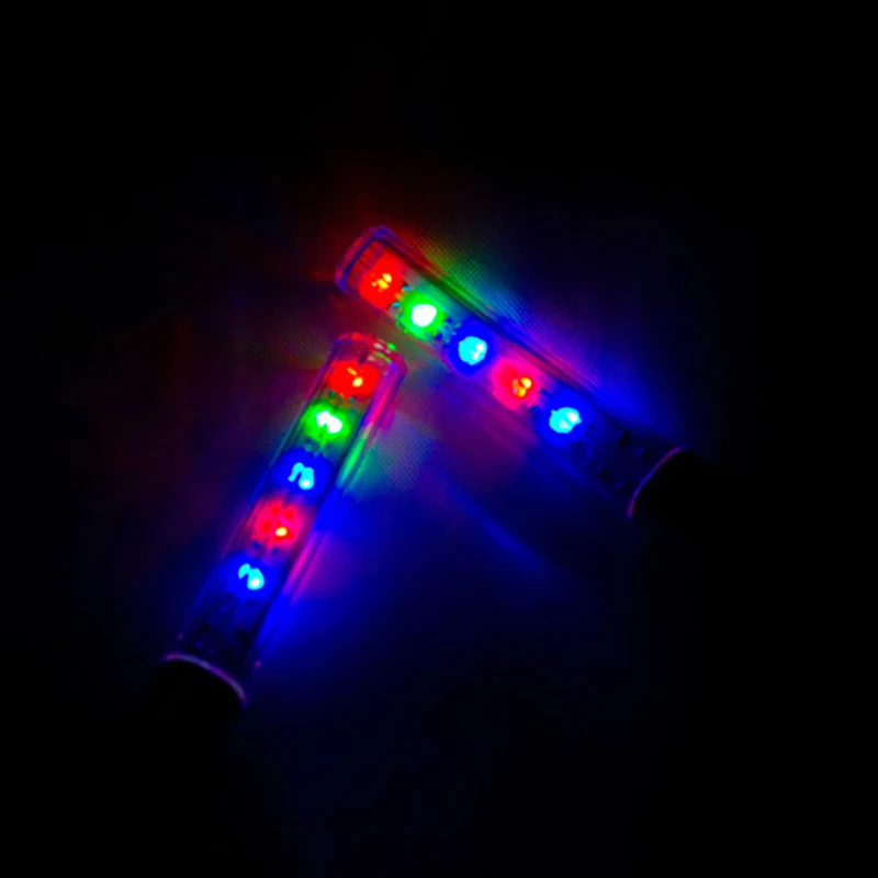 1 шт. велосипедный светильник для колеса светодиодный колпачок клапана шины