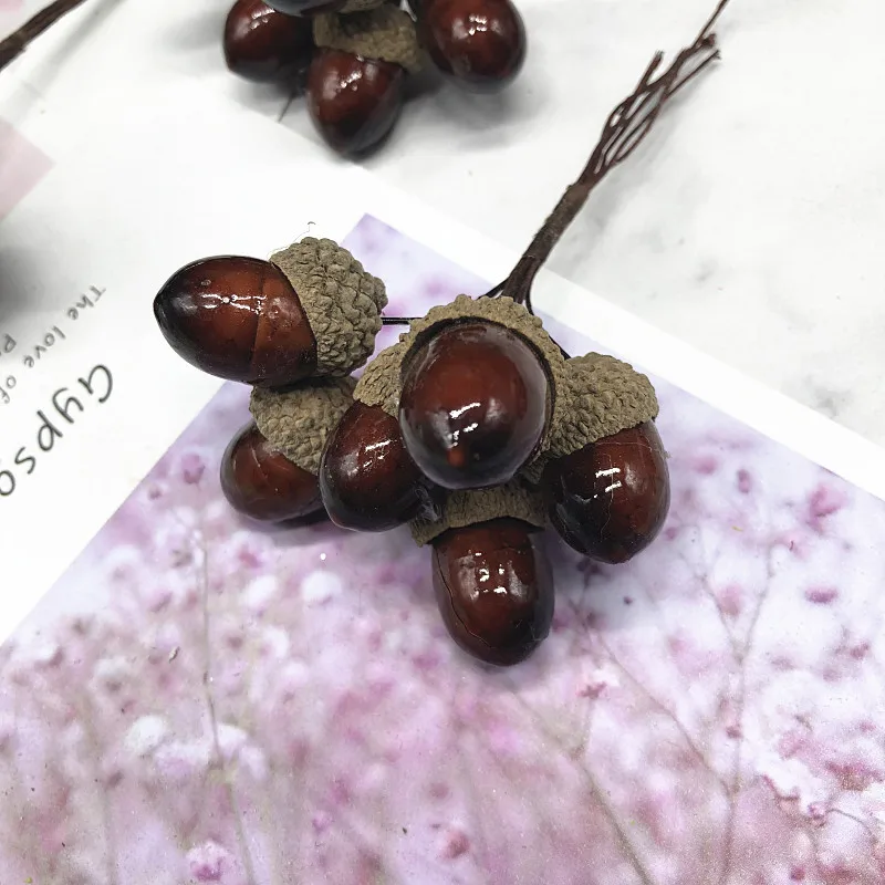 HINDJEF 6 шт. искусственная пена сосновая конусная цветочный букет на Рождество