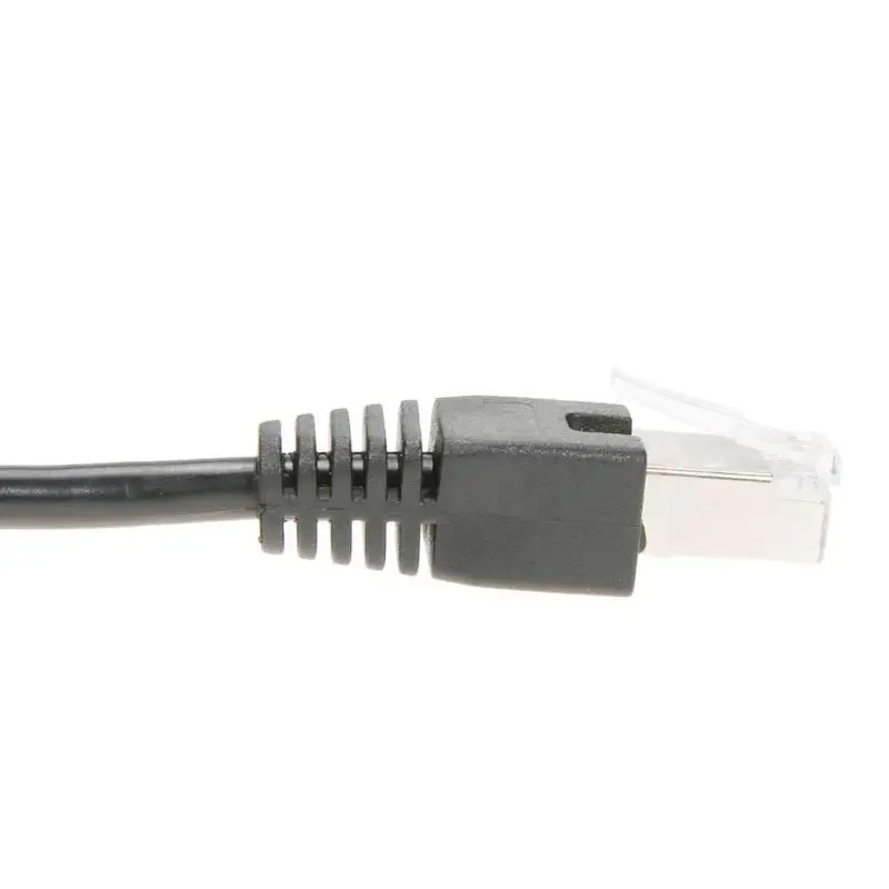 Сетевой сплиттер DSL RJ45 штекер 2 гнезда адаптер Соединительный кабель черный| |