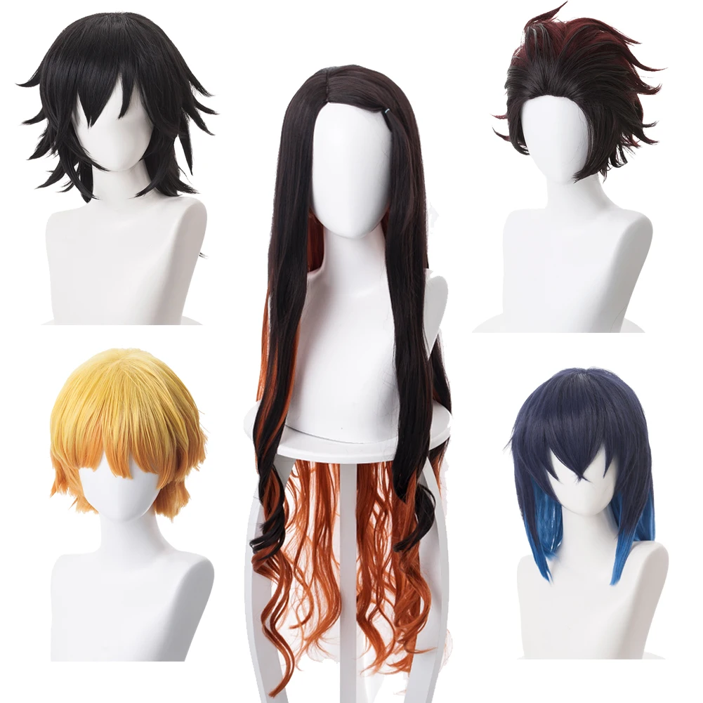 

Brdwn Demon Slayer Kimetsu no Yaiba Tanjirou Nezukon Agatsuma Zenitsu Hashibira Inosuke Tomioka Giyuu Hair Accessories Hairwear