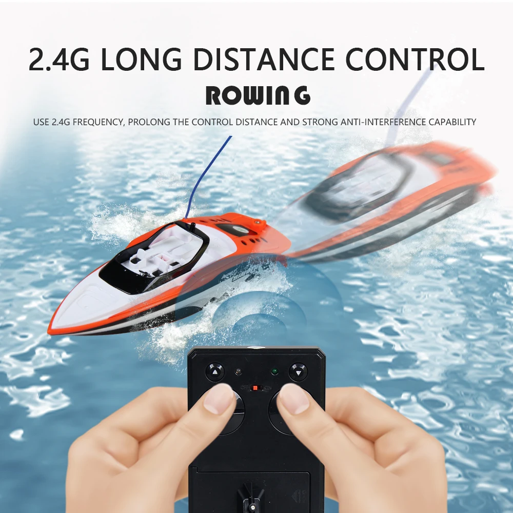 4CH RC лодка на дистанционном управлении Мини RC гоночная лодка электрическая скоростная лодка RC игрушки Chtistmas подарки для детей Chidren дропшиппинг