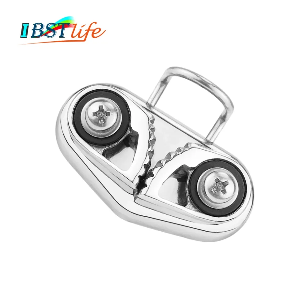 

Stainless Steel 316 Cam Cleat with Wire Leading Ring Boat Cam Cleats Matic Fairlead Marine Sailing Sailboat Kayak Canoe Dinghy