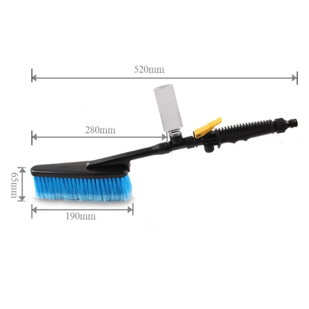 

Car Wash Brush Hose Adapter Vehicle Truck Cleaning Water Spray Nozzle Handle Brush Car Wash Sponges Tools Wheel Washing Brush